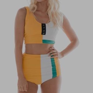 NWT (in original package) Coral Reef Riptide 2 Piece Swim Set